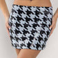 Better Be - Houndstooth Sequin Skirt