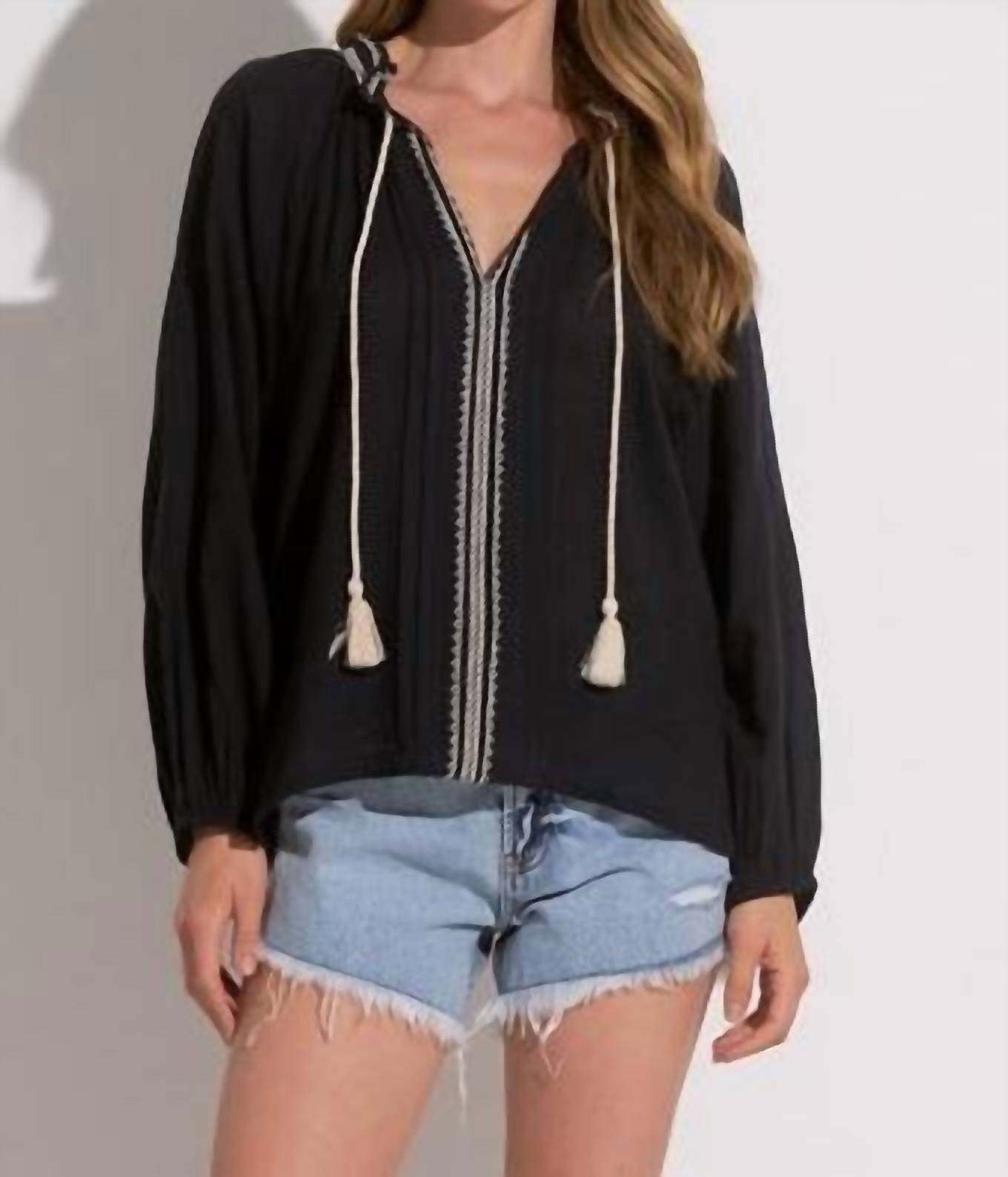 Elan - Bohemian Breeze Tunic Top