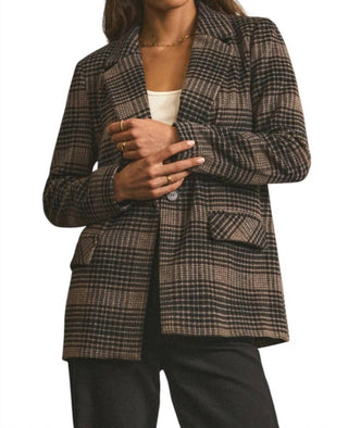Z Supply - Blazer xadrez relaxado Kingston