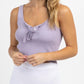 Promesa - BOW BLISS KNIT RIBBED TANK