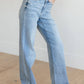 Judy Blue - High Rise V Front Waistband Straight Jeans