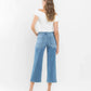 Flying Monkey - Beckoned High Rise Crop Wide Leg Jeans