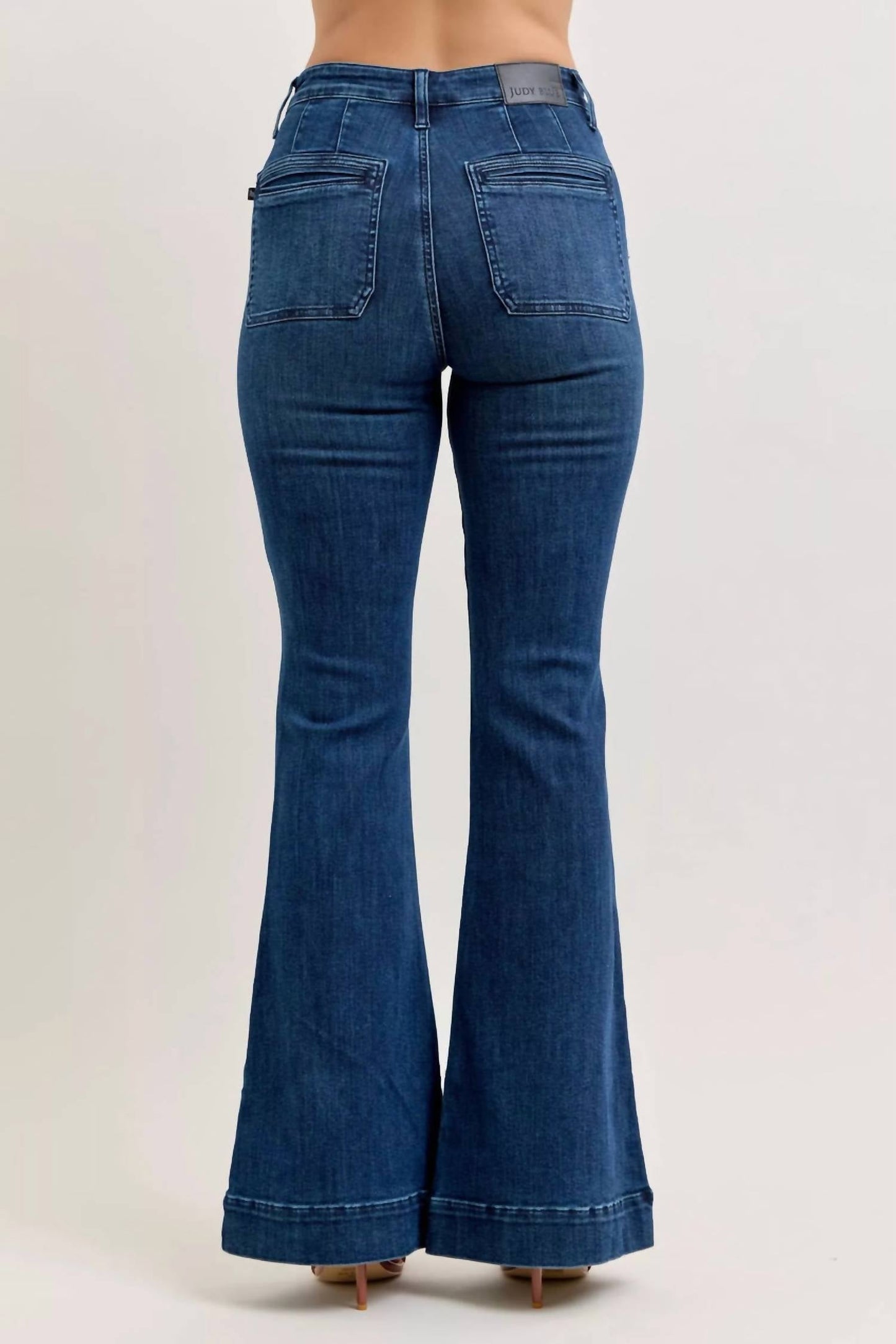Judy Blue - High Rise Vintage Pockets Flare Jeans