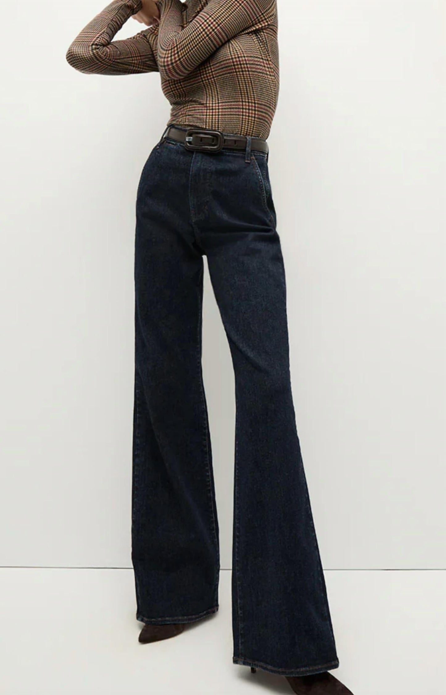 Veronica Beard - Crosbie Wide Leg Denim Trouser
