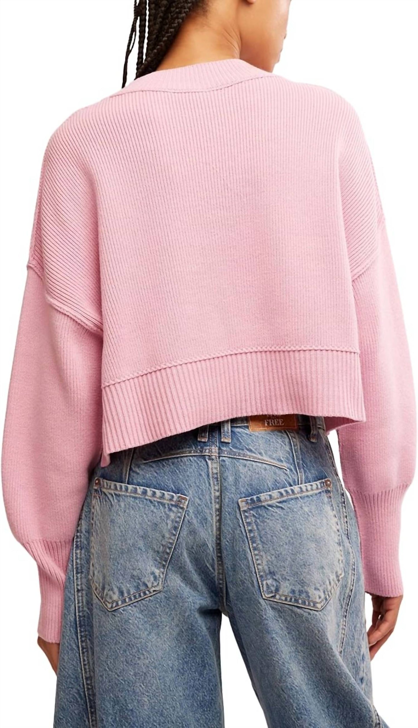 Free People - EASY STREET CROP PULLOVER