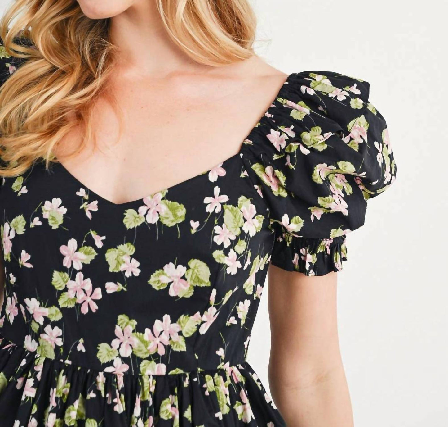 Bluivy - Freya Floral Babydoll Dress
