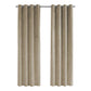 2 Pieces Set Room Darkening Curtain Panels with Grommet