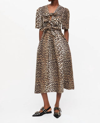 Ganni - Vestido Midi Estampado