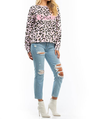 Brunette The Label - Moletom com gola redonda Blonde Middle Sister