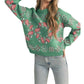 &Merci - Mixed Knit Faire Isle Sweater