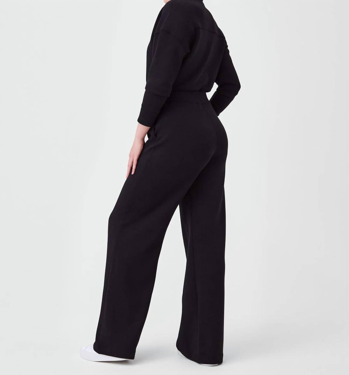 Spanx - Wide Leg Long Sleeve Jumpsuit