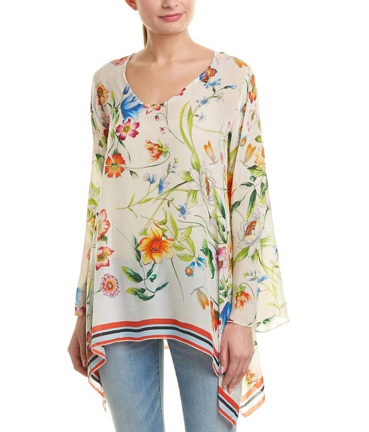 Johnny Was - FISKA FLARE SLEEVE BLOUSE