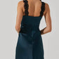 Astr - Eirene Satin Lace Trim Dress