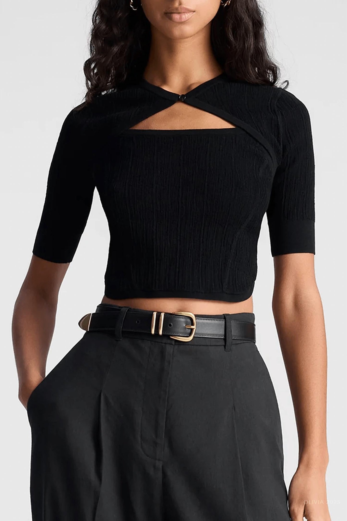 A.L.C. - Loma Fine Cotton Knit Top
