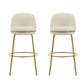 Rio Claro Indoor Upholstered Barstool Set of 2