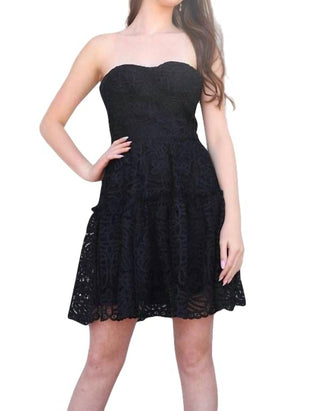 Eva Franco - Floral Lace Mini Dress