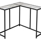 Corner Accent Console Table For Entryway, Unique L-Shaped Design