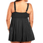 Always For Me - Plus Size Raven Swimdress