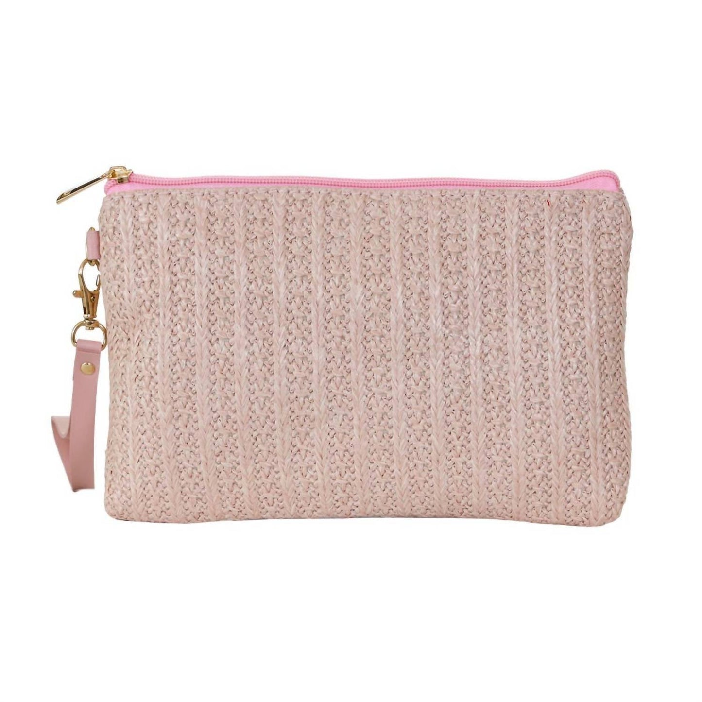 22Tote - Women's Straw Wristlet Clutch Bag