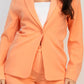 A.C.G. Los Angeles - Midrise Dressy Pants & Button Front Blazer Set