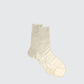 Maria La Rosa - Women's One Ribbed Laminated Metallic Socks