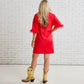 Caryn Lawn - Heather Feather Mini Dress