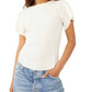 Free People - What's Up Baby Waffle Tee