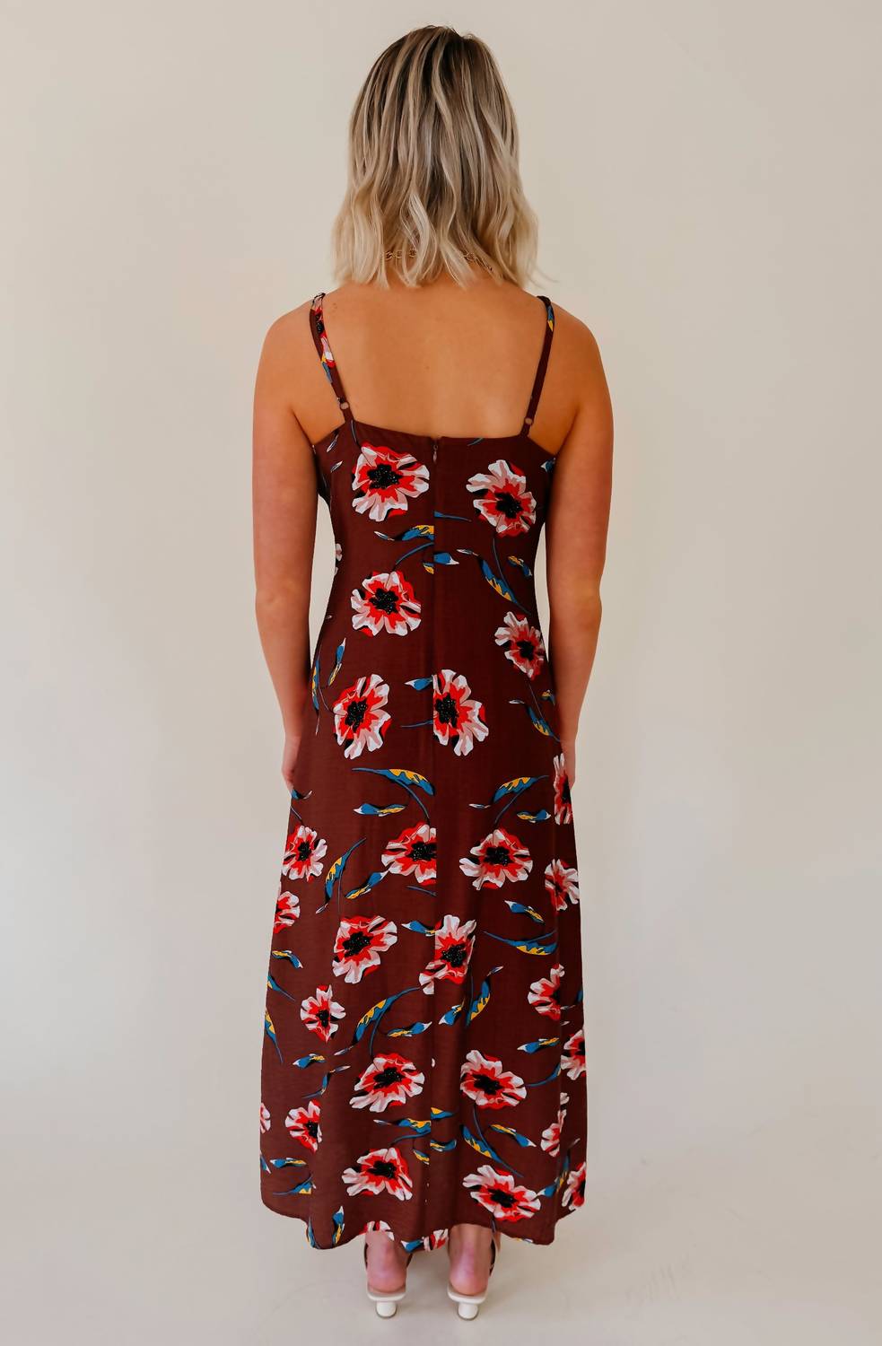 Steve Madden - Paula Woven Floral Maxi Dress
