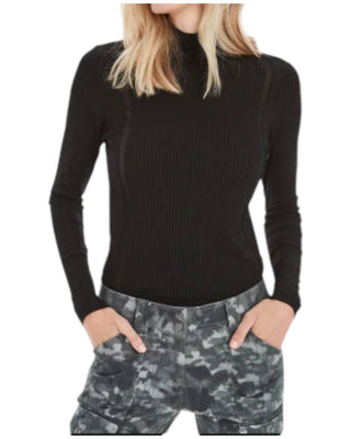 Anatomie - Blusa Halsey com gola alta canelada
