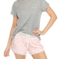 Pj Salvage - Live Life Gratefully Short Pajama Set