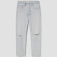 Agolde - Women's 90's Crop Mid Rise Straight Jean