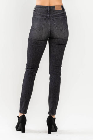 Judy Blue - Calça jeans skinny com controle de barriga e cintura alta