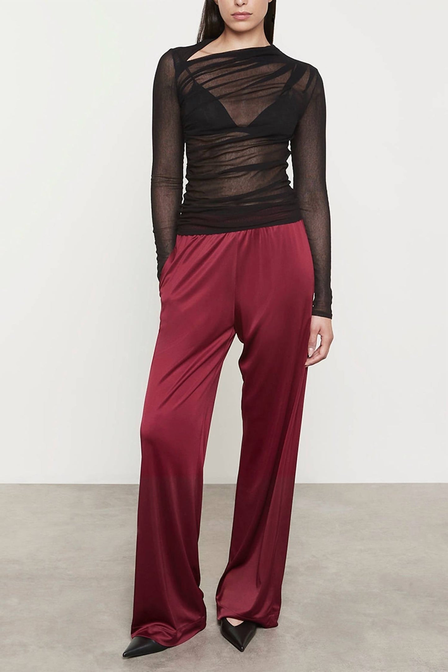 Enza Costa - Cotton Mesh Slash Top