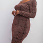 The Curve La - Plus Size Scoop Neck Short Dress