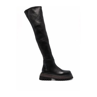 Marsell - Women's Over-the-knee Platform Leather Boots