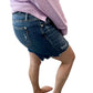 Judy Blue - Hi-Low Cut Hem Denim Shorts