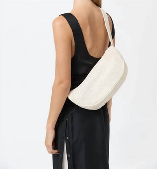 St. Agni - Women's Perforated Crescent Bag