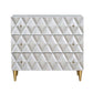 Anson Console Cabinet - Silver / Champagne