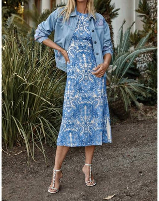 Johnny Was - VESTIDO MIDI DE MALHA WYNIFRED