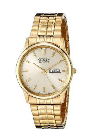 Citizen - Relógio masculino Eco-Drive com pulseira flexível