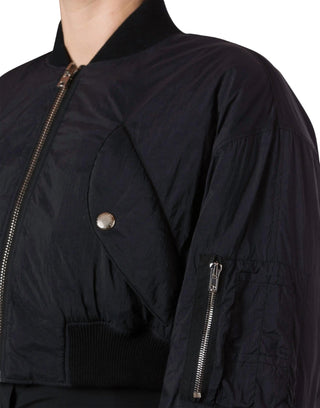 Philosophy Di Lorenzo Serafini - Jaqueta Bomber Cropped de Nylon