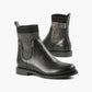 All Black - Stud Sock Chelsea Boot