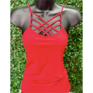 Zenana - Strappy Criss Cross Cami