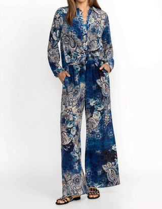 Johnny Was - CALÇA DE CINTURA FUMADA