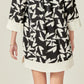 English Factory - Printed 3/4 Sleeve Tunic Dress