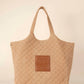 Care Tucker - Maxi Quilted Denim Tote Bag