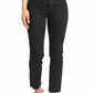 Just Black Denim - Cropped Straight Leg Jeans