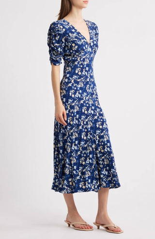 Rails - Vestido midi com decote em V Zariah