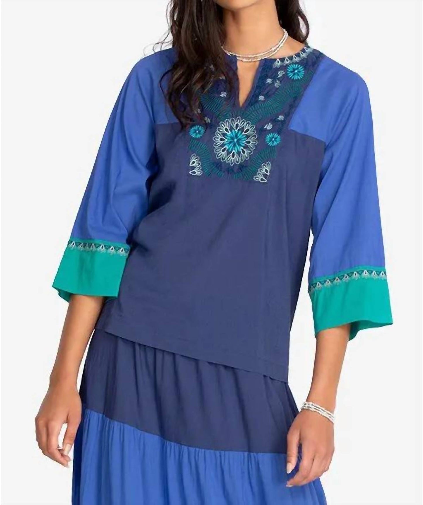 Johnny Was - Zaida Color Block Top