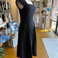 Kld. Signature - Women's Square Neck Cap Sleeve Midi Dress